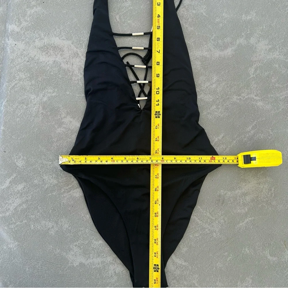 TiniBikini Plunging One Piece Swimsuit - Picture 7 of 7